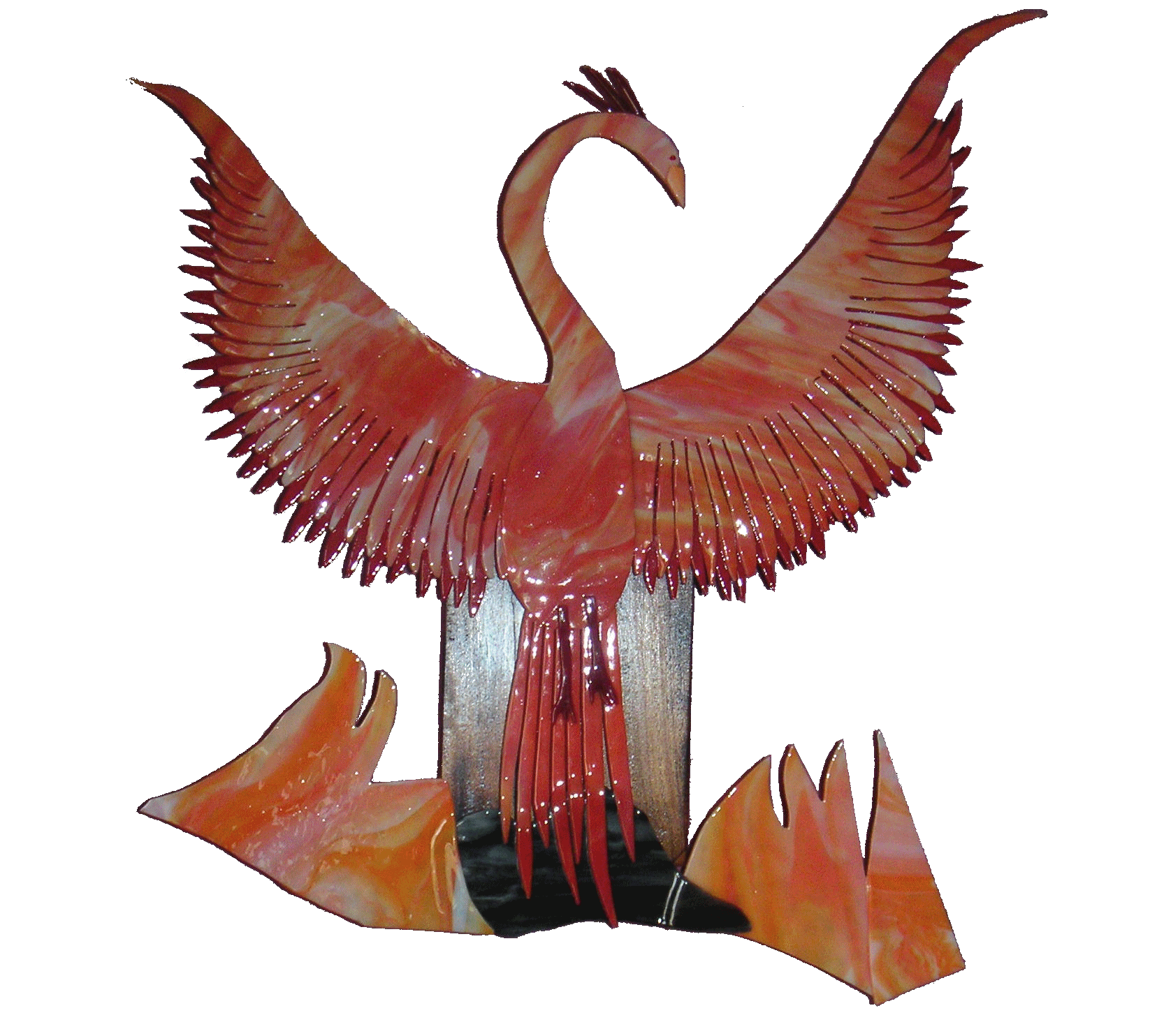 Phoenix rising from the ashes